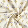 Tissu en coton Cretonne Petites fleurs – crème/mauve,  thumbnail number 3
