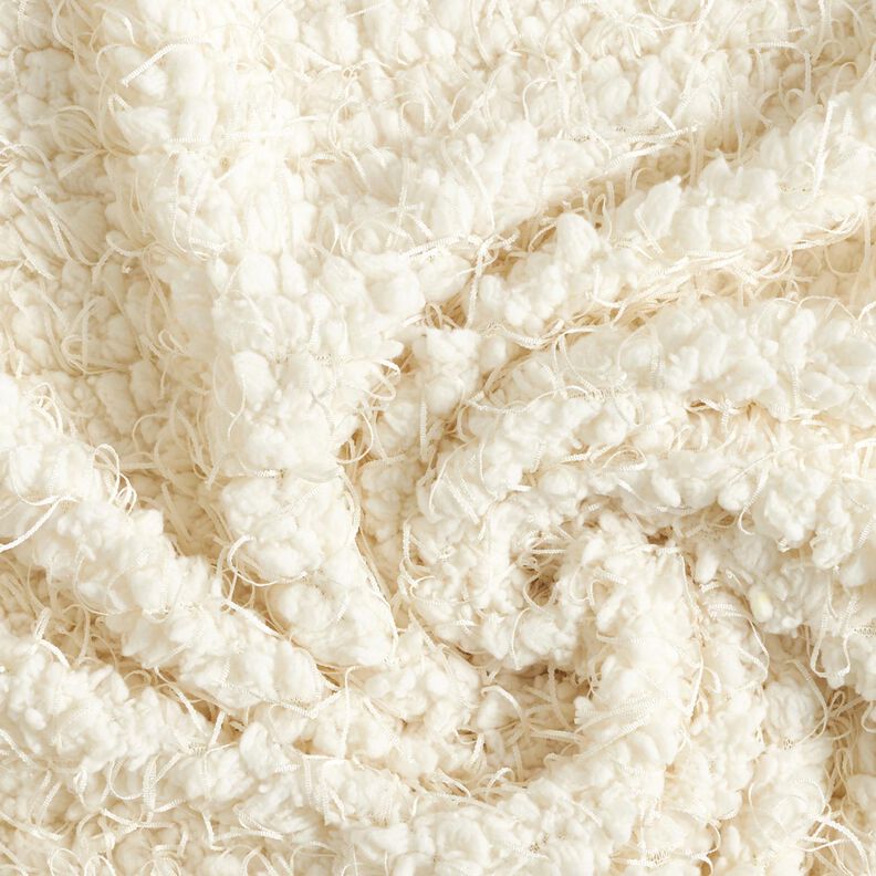 Fourrure synthétique avec fils fantaisie – blanc,  image number 3