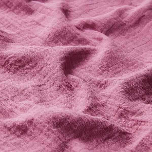 GOTS Tissu double gaze de coton | Tula – mauve,  image number 3