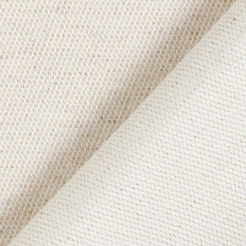 Tissu de décoration Jacquard Aspect naturel – beige foncé, image number 3