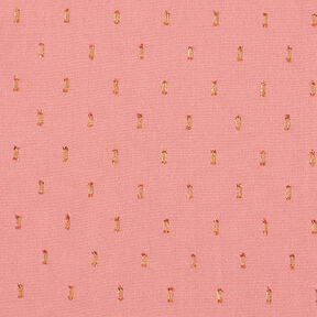 Tissu en viscose gouttes scintillantes – vieux rose, 