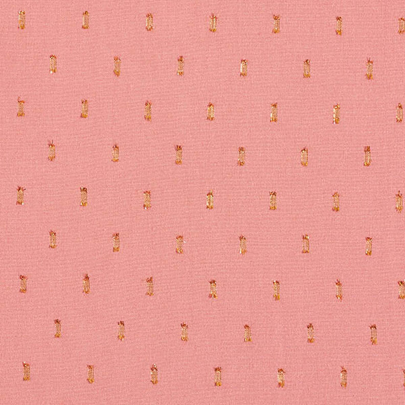 Tissu en viscose gouttes scintillantes – vieux rose,  image number 1