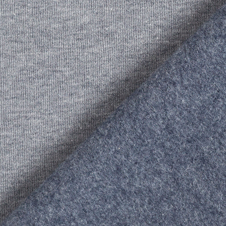 Sweat-shirt mélange clair – gris bleu,  image number 3