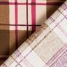 Tissu de décoration Semi-panama Carreaux colorés – mocca/raisin,  thumbnail number 4
