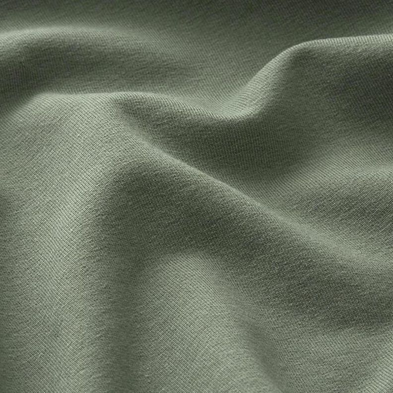 Molleton coton léger uni – pin,  image number 4