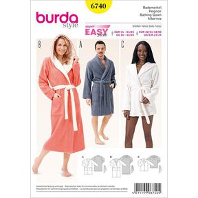 Peignoir, Burda 6740, 