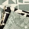 Tissu de décoration Semi-panama Palmiers abstraits – roseau/nature – roseau/nature,  thumbnail number 5