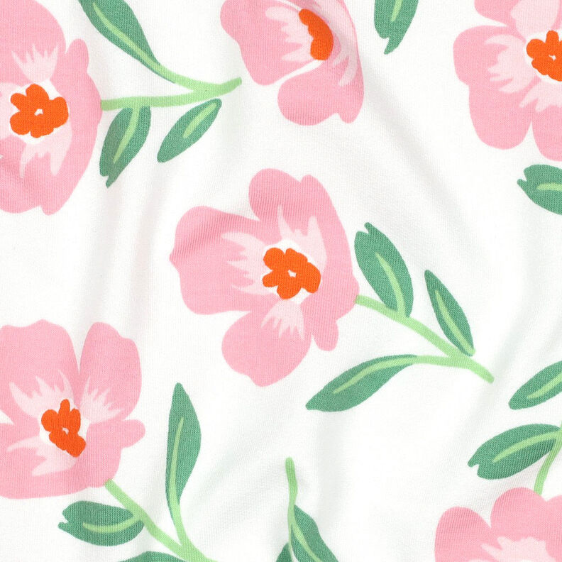 Sweatshirt gratté Fleurs | by Poppy – ivoire/rose,  image number 2
