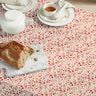 Tissu en coton Cretonne pétales de rose – ivoire/homard,  thumbnail number 5