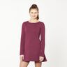 Molleton coton léger uni – rouge bordeaux,  thumbnail number 6
