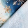 French Terry Sweat d’été Flocons de neige Voie lactée | Glitzerpüppi – indigo/or ancien,  thumbnail number 4