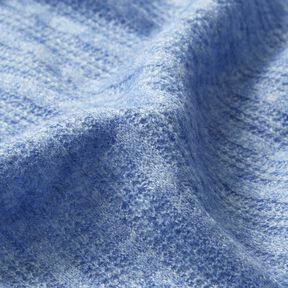 Tissu en maille mélangé Motif torsadé – jean bleu clair, 
