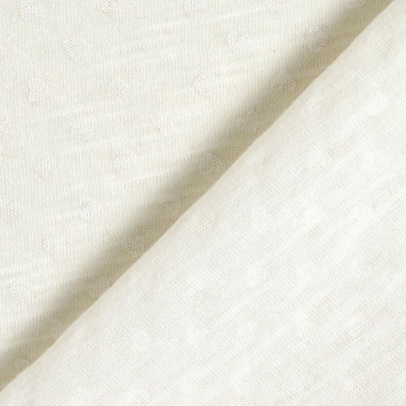 Jersey coton Petits cœurs – écru, image number 4