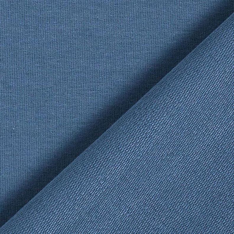 French Terry léger uni – bleu jean,  image number 5