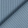 Jersey de coton gaufré uni – bleu jean,  thumbnail number 3