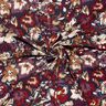 Jersey viscose fleurs expressives – bleu marine/lilas rouge,  thumbnail number 3