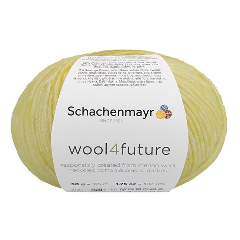 Wool4future, 50g (0020) | Schachenmayr – jaune clair,  image number 2