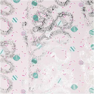 Papier cadeau Décoration de sapin | Rico Design – rose, 