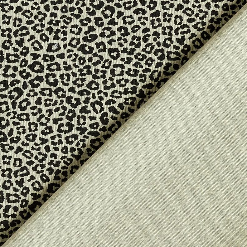 Jersey coton Mini imprimé léopard – greige/noir, image number 4