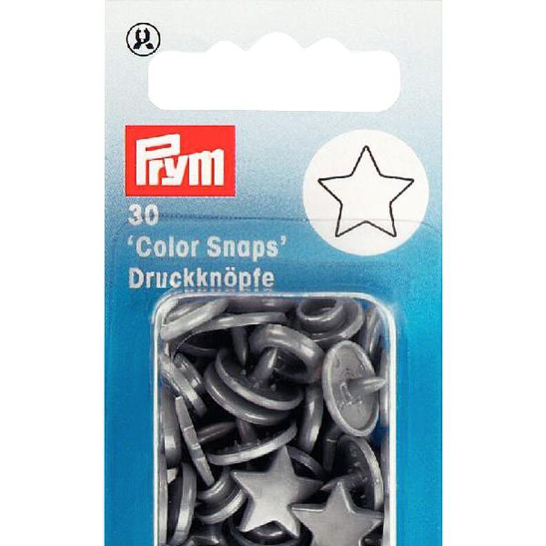 Boutons-pression Color Snaps étoile 5 - gris argenté| Prym,  image number 3
