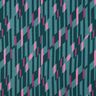 Jersey romanite Losanges abstraits – pétrole/rose,  thumbnail number 1