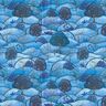 Tissu déco semi-panama Impression numérique paysage d’hiver – bleu clair/bleu nuit,  thumbnail number 1