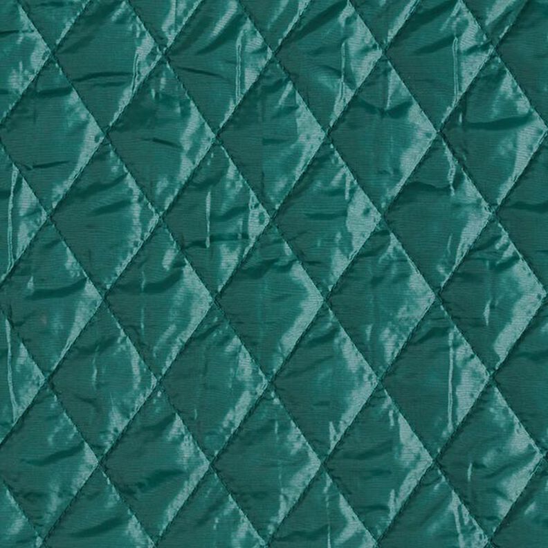 Doublure matelassée en losanges – sapin bleu,  image number 1