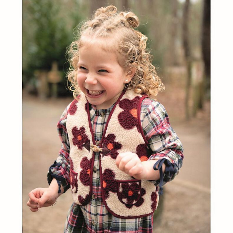 Ourson Fleurs | Poppy Fabrics &ndash; lavande/abricot,  image number 6