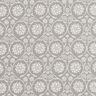 Tissu en coton Cretonne Fleurs et rameaux – argent/blanc,  thumbnail number 1