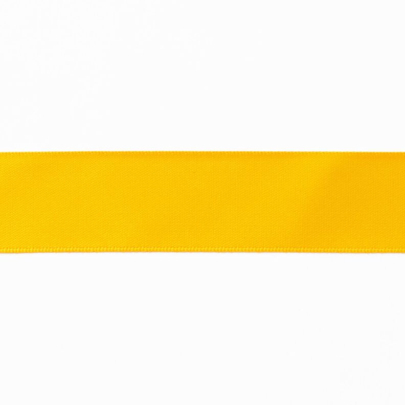 Ruban de satin [25 mm] – jaune soleil,  image number 1