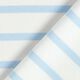 Jersey coton rayures horizontales – blanc/bleu clair,  thumbnail number 4