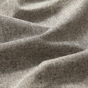 Tissu de décoration Semi-panama bicolore – noir/nature, 