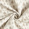 Tissu de décoration Jacquard sapins scintillants – beige/argent,  thumbnail number 3