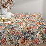 Tissu de décoration Semi-panama Fleurs et baies – nature/caramel,  thumbnail number 7