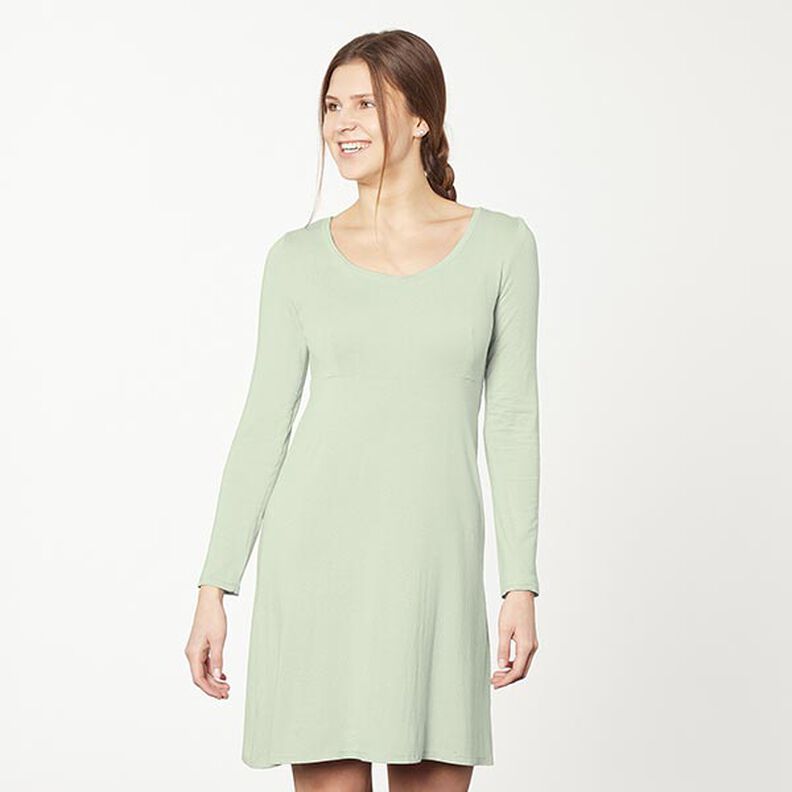 GOTS Jersey coton | Tula – vert pastel,  image number 6