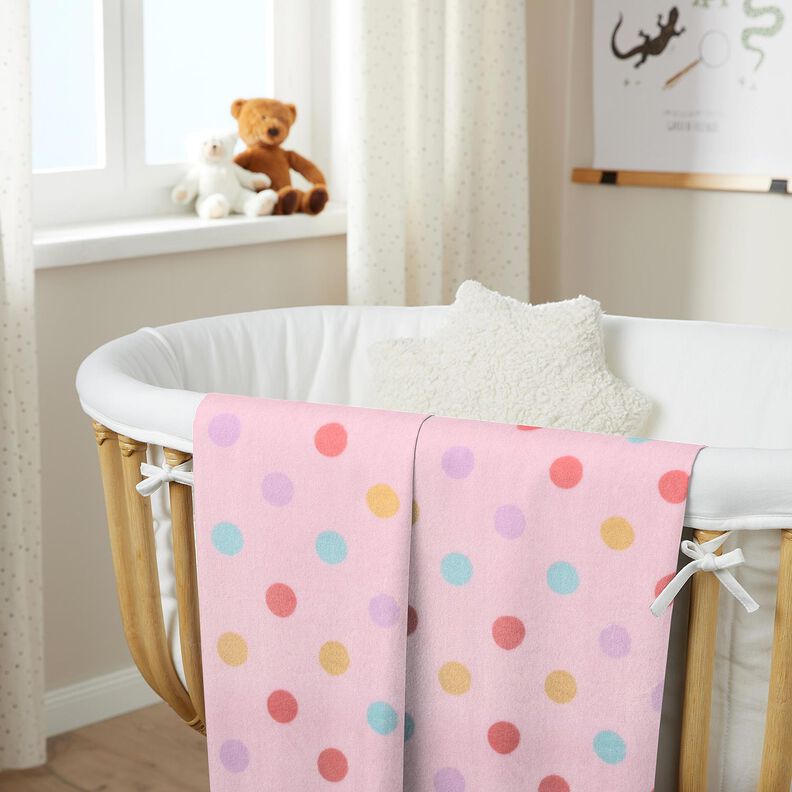 Polaire douillet Points multicolores – rose clair, image number 6