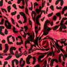 Viscose Voile Bordure motif lion et fleurs Panel – rose vif/orange,  thumbnail number 4