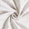 Tissu de décoration Jacquard grand ginkgo – gris brume/ivoire,  thumbnail number 3