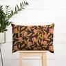 Tissu de décoration Semi-panama Fleurs multicolores – aubergine/orange clair,  thumbnail number 6
