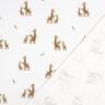 GOTS Jersey coton Famille de girafe Impression numérique | Poppy Fabrics – blanc/marron clair,  thumbnail number 3