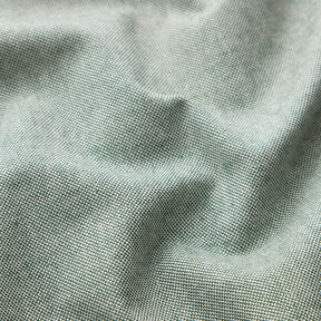 Tissu de décoration Semi-panama Tissu coloré – vert foncé/nature, 