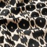 Tissu pour maillot de bain Imprimé léopard abstrait – noir/noix de cajou,  thumbnail number 2