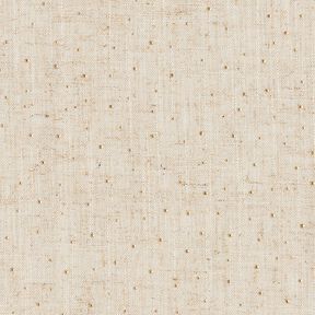 Mélange viscose lin Glitzerpunkte – amande/or métallisé, 