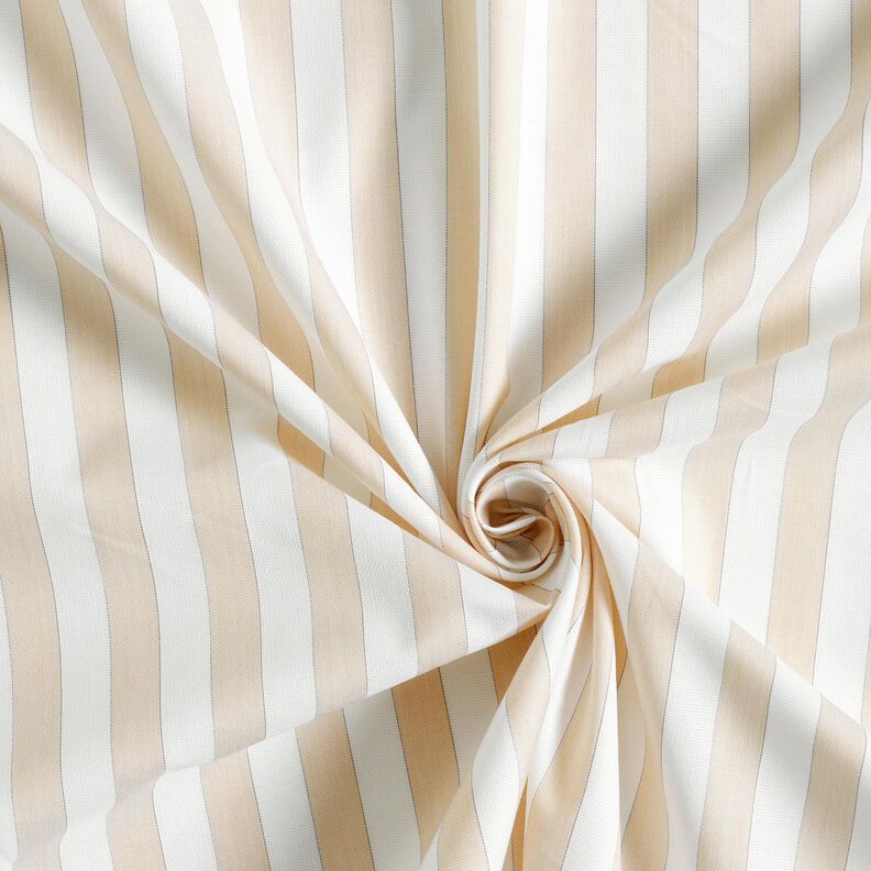 Tissu en coton Rayures – blanc/noix de cajou,  image number 3