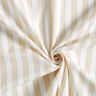 Tissu en coton Rayures – blanc/noix de cajou,  thumbnail number 3