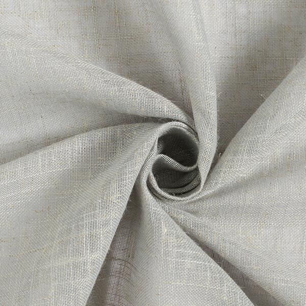 Tissu rideau voile aspect lin 300 cm – gris clair,  image number 1
