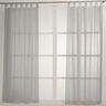 Tissu pour rideaux Aspect jute 280 cm – gris clair,  thumbnail number 5