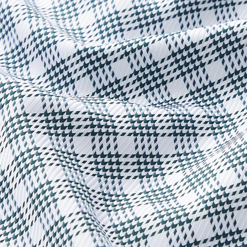 Tissu pour chemisier Pied de poule – blanc/anthracite,  image number 2