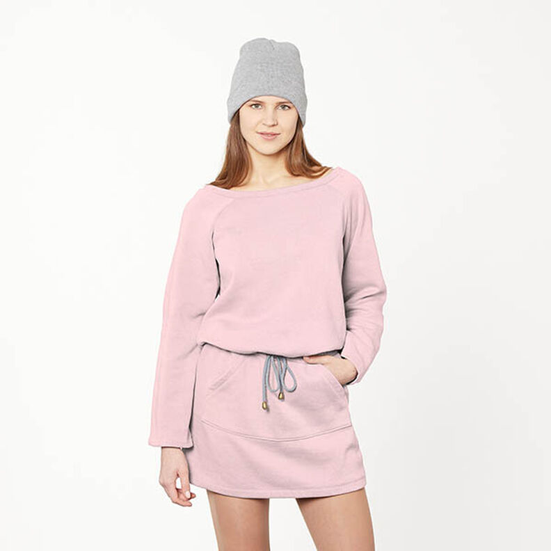 Sweatshirt gratté Premium – vieux rose clair, image number 5