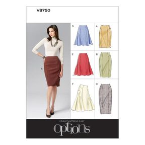 Jupes, Vogue 8750 | 38 - 46, 